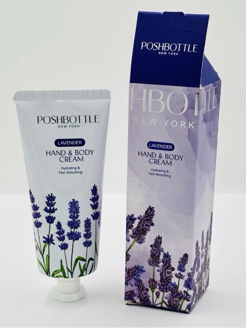POSHBOTTLE Lavender Hand & Body NIB 3.52 oz